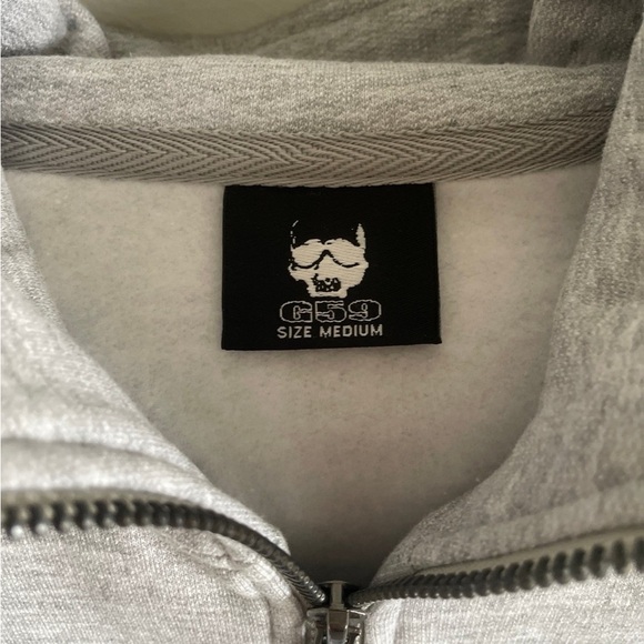 G59 quarter zip crew hoodie size M - Picture 2 of 3
